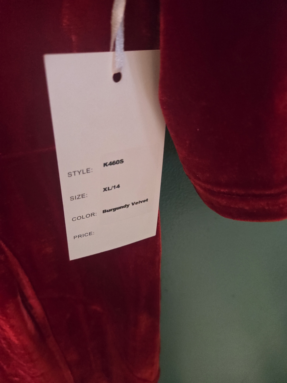 Unique Vintage Vibrant Pink Velvet Midi Dress - Picture 2 of 5